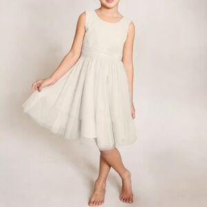 Jenny Yoo Etsy Flower Girl Dress Size 6 Ivory